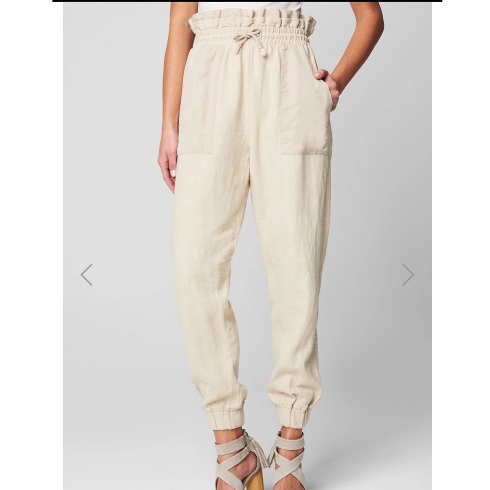 BlankNYC Away from Here linen jogger pants - Picture 3 of 3